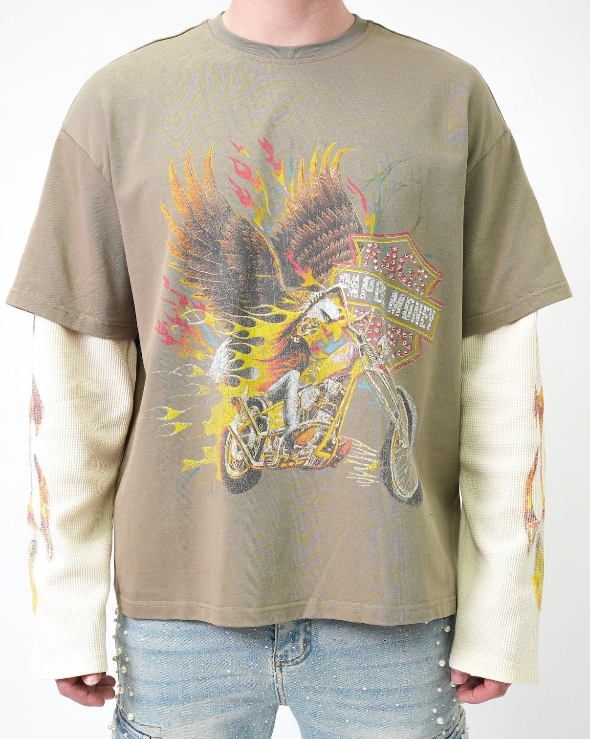 Eagle Ride Layered Thermal - Taupe-1