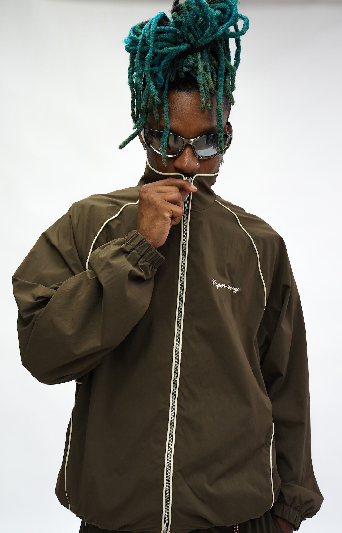 Motion Track Jacket - Brown-1