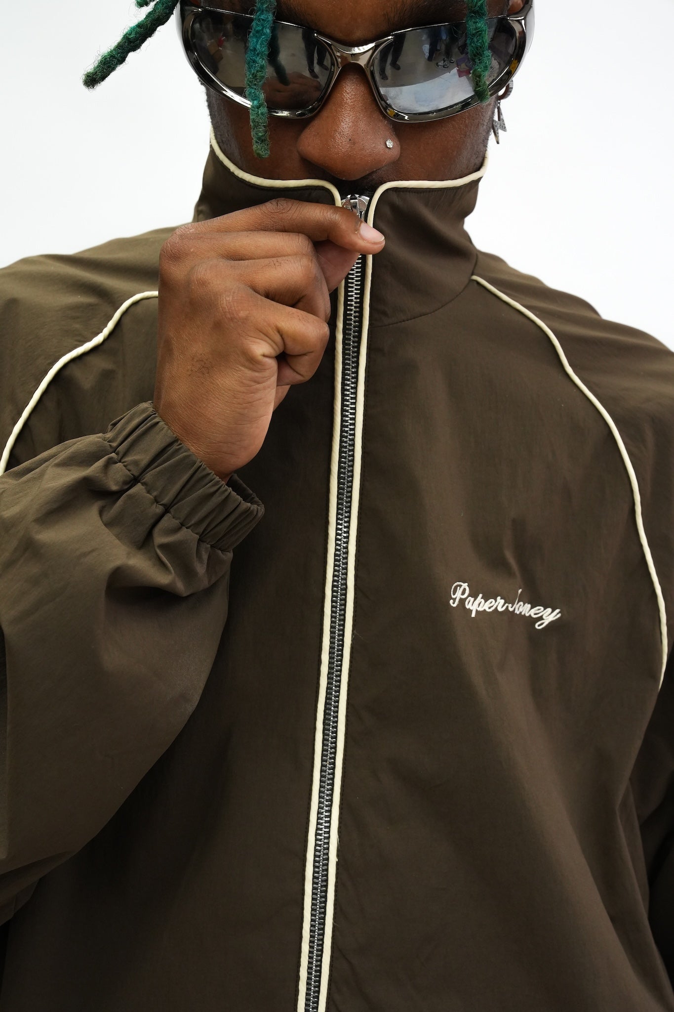 Motion Track Jacket - Brown-2