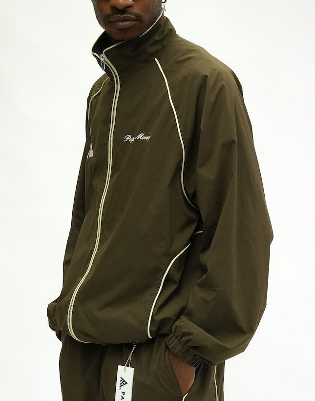 Motion Track Jacket - Brown-3