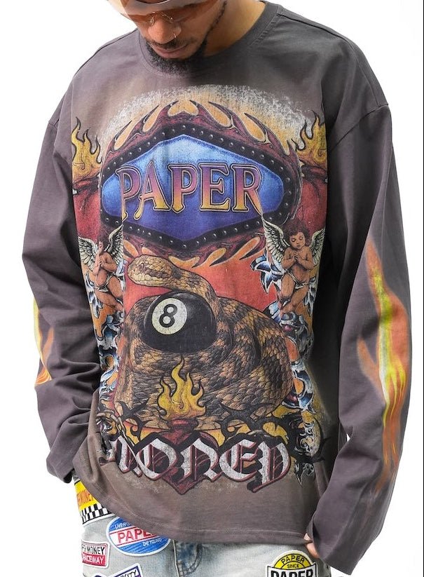 Cold Blood Long Sleeve Tee - Asphalt-4