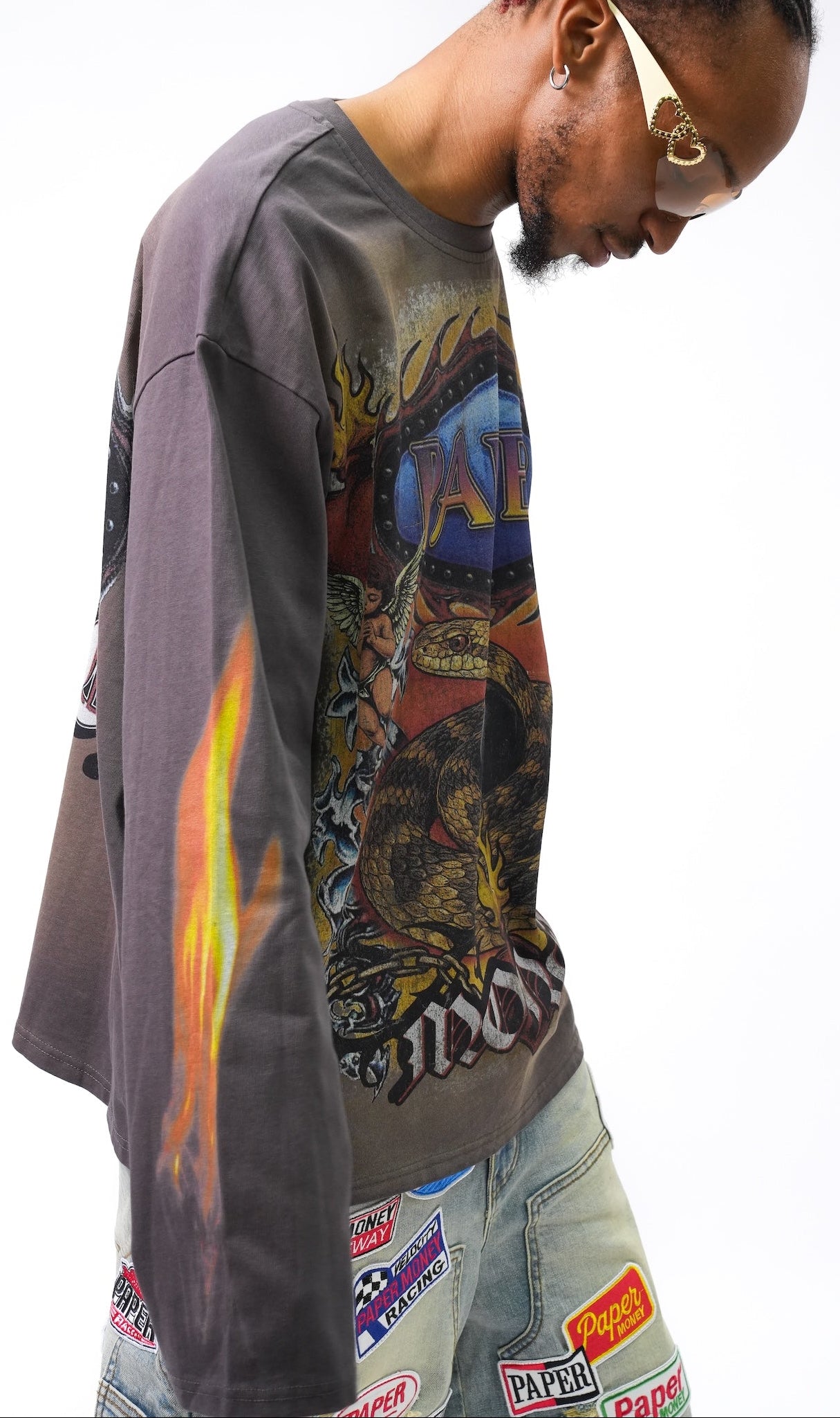 Cold Blood Long Sleeve Tee - Asphalt-3