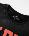 247 Rhinestone Double Layer Tee | Black