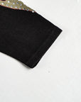 247 Rhinestone Double Layer Tee | Black
