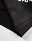247 Rhinestone Double Layer Tee | Black