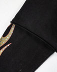 247 Rhinestone Double Layer Tee | Black