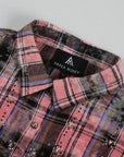 Rhinestone Flannel L/S | Pink