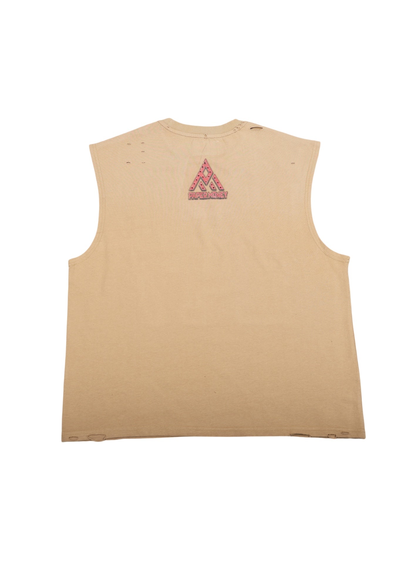 Rolling Dice Graphic Cutoff Tee | KHAKI BH3560G-5