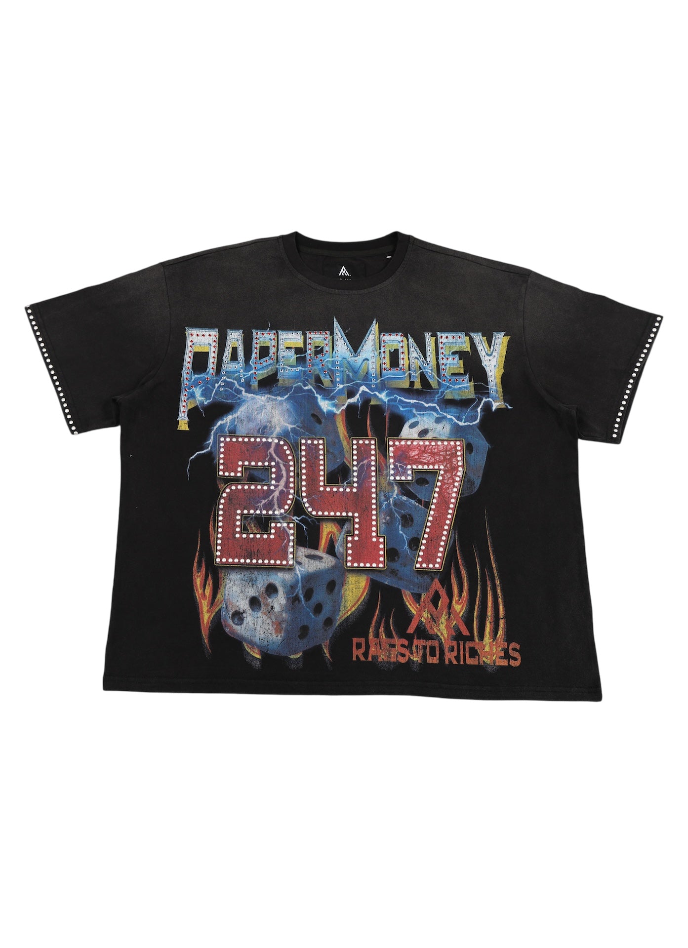 Rolling Dice Graphic Tee | Black -  BH3559G-1