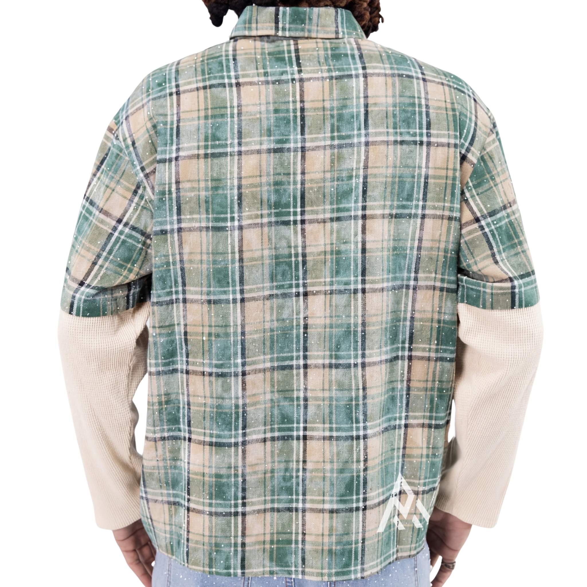 Layered Flannel | Green-3