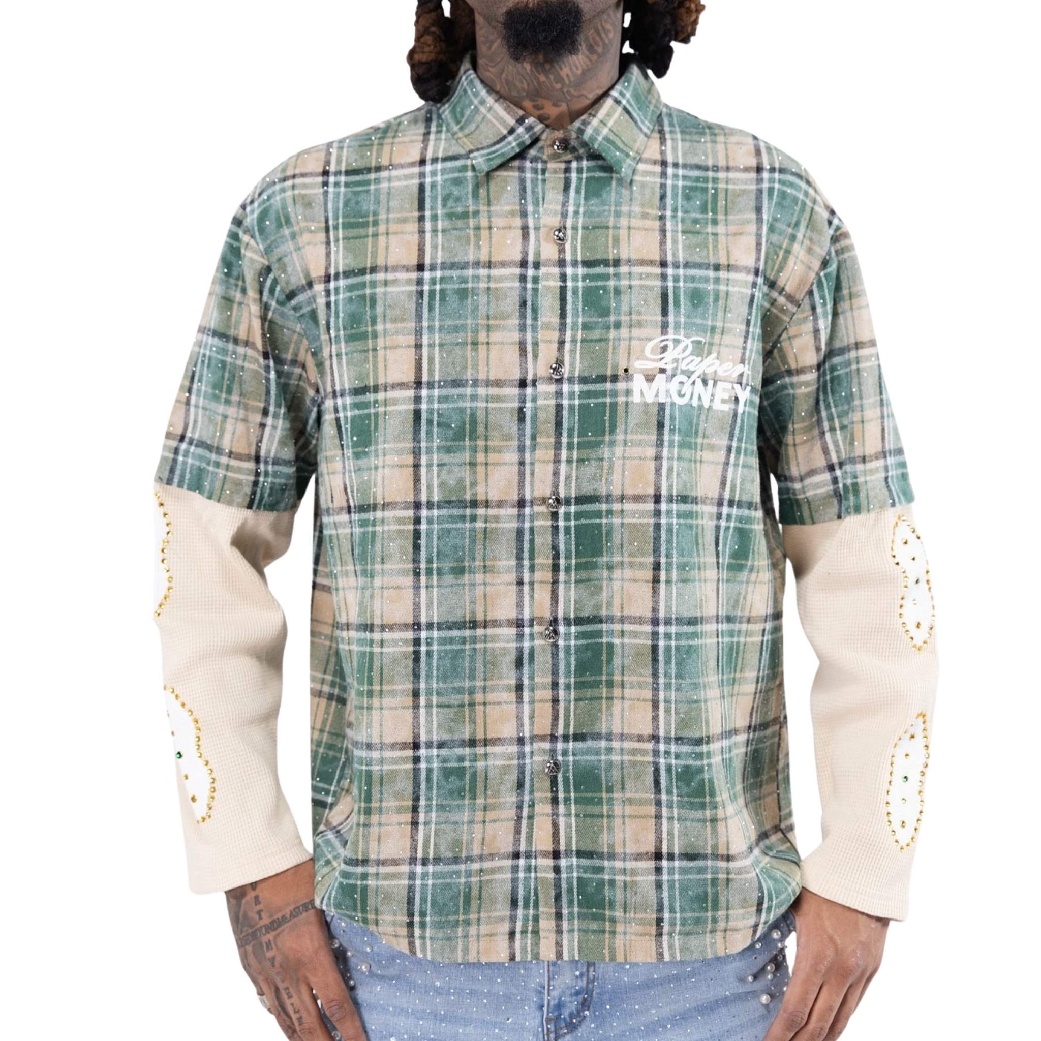 Layered Flannel | Green