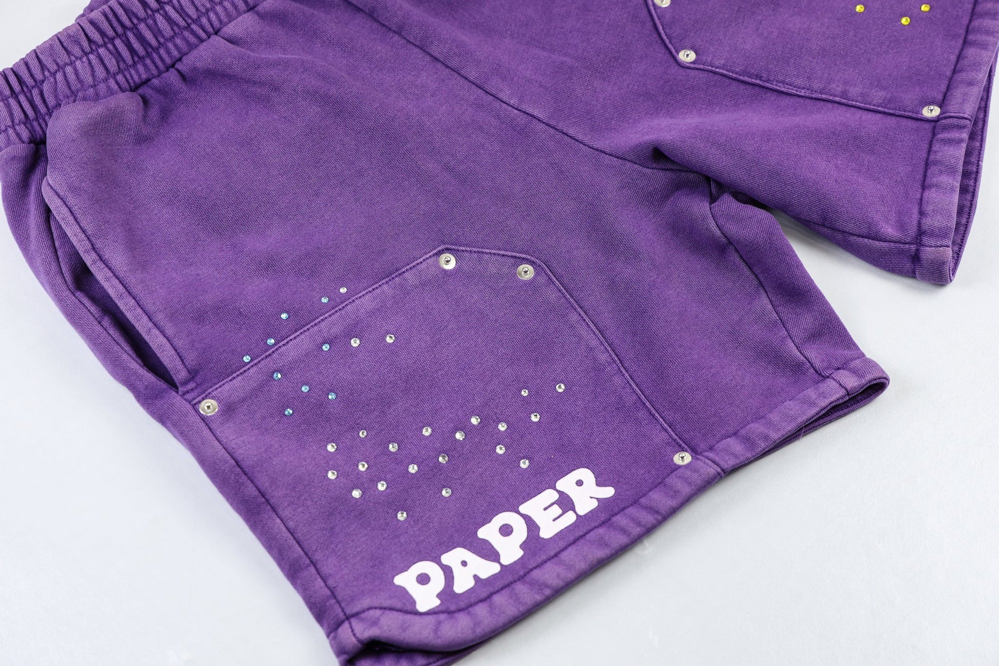 Paper Shorts Purple