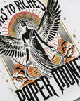 Fallen Angels Rhinestone S/S Tee | White