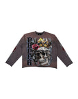 Death Race L/S Tee | Taupe
