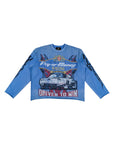 Driven to Win L/S Tee | Blue