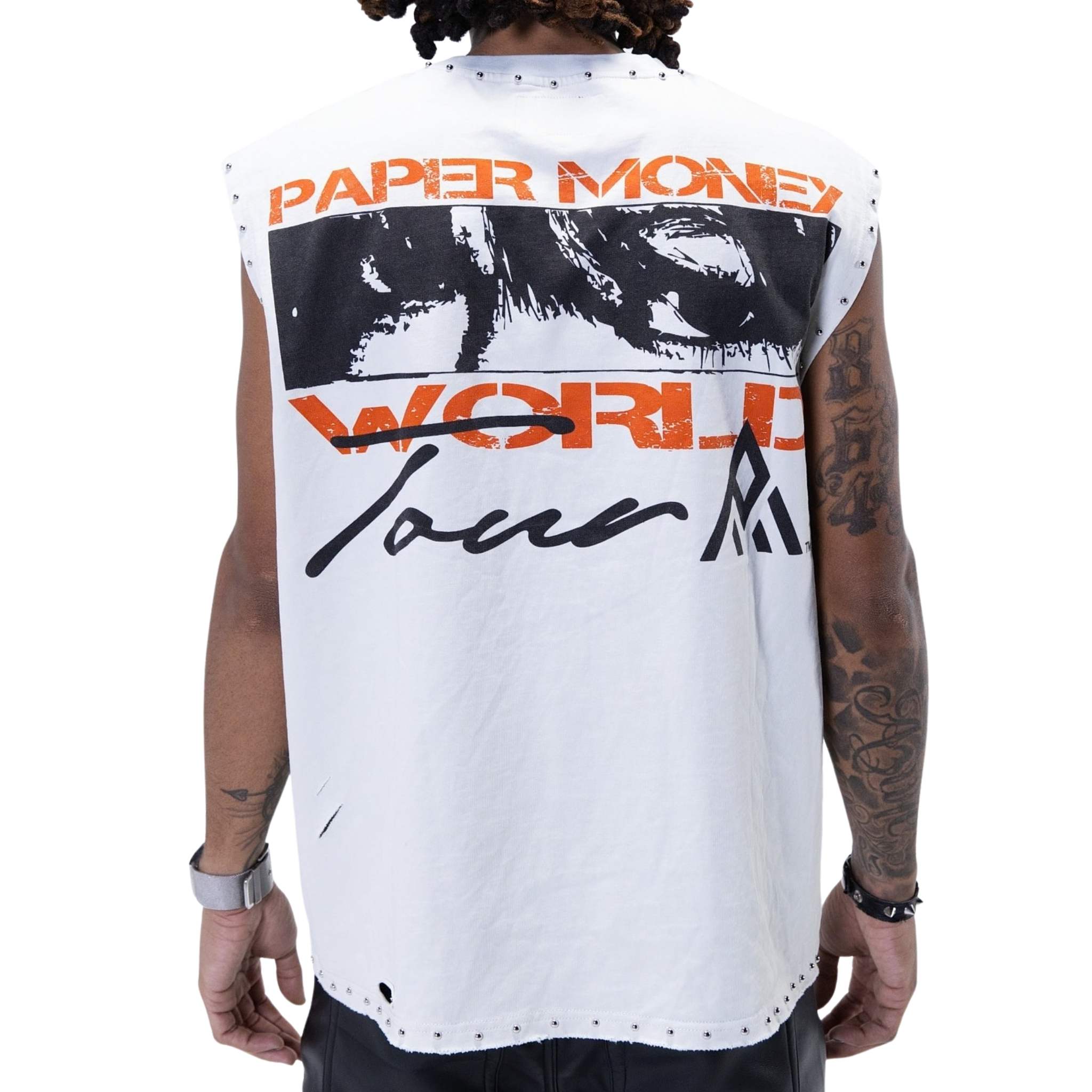 R2R World Tour Cutoff | White-2