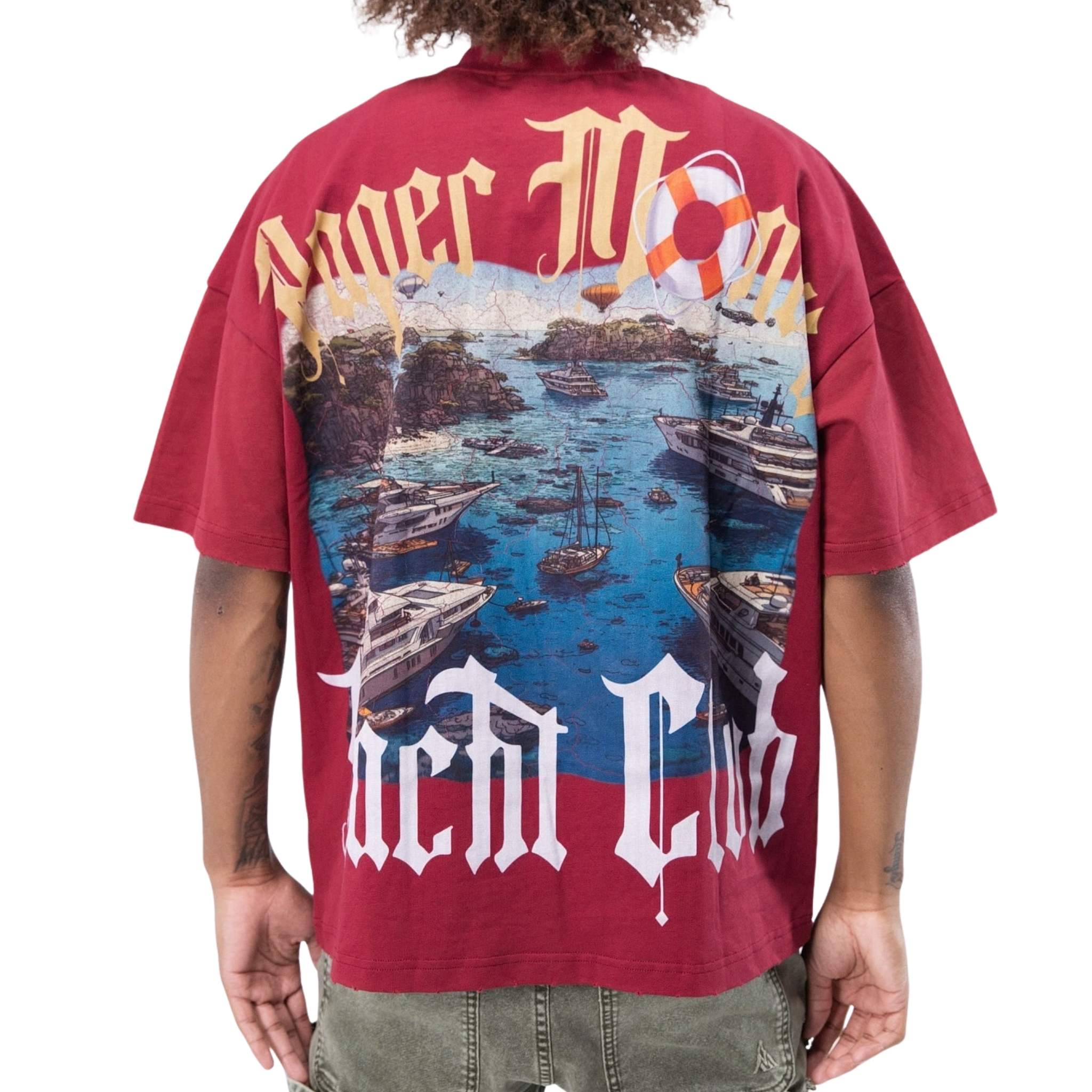 Yacht Club Shirt | Burgundy-3